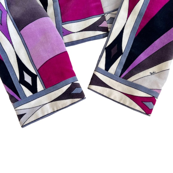 Vintage 70s Emilio Pucci Cropped Velvet Jacket/Blazer - Picture 9 of 13